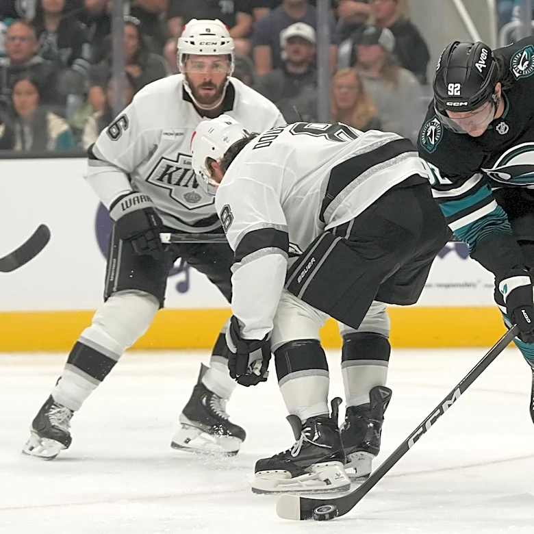 Chernyshov's 2nd goal of the game gives the Sharks a 5-4 overtime win over the Kings