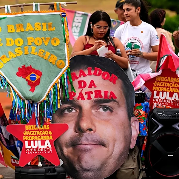 The Latest: Brazilians vote in presidential election dominated by Lula and Bolsonaro