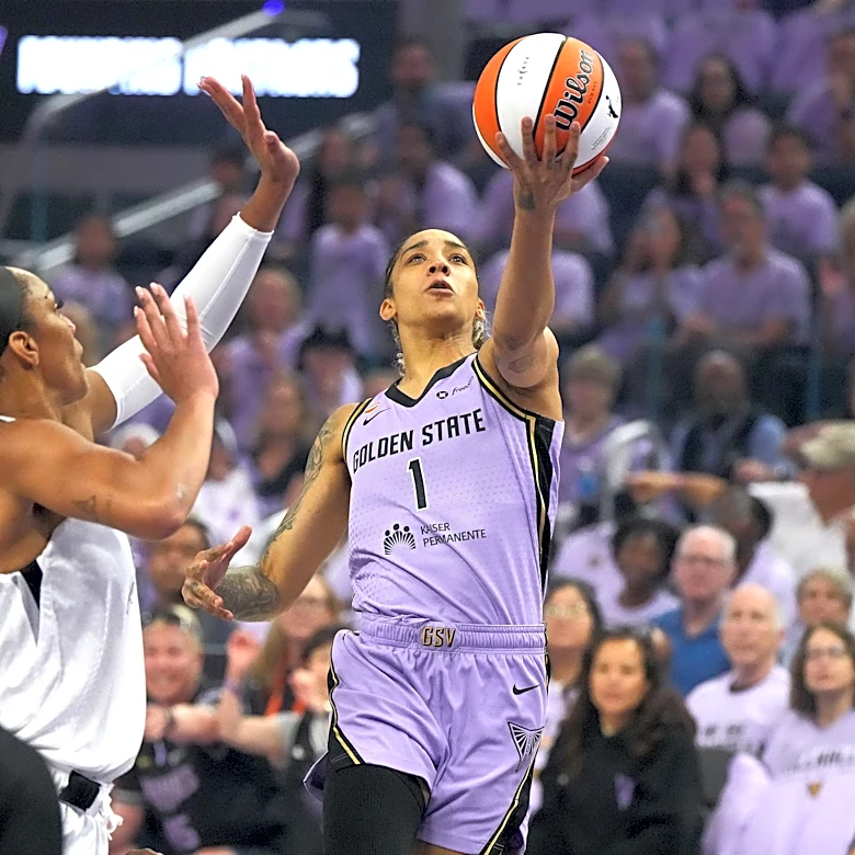Gabby Williams leads the way again for Valkyries, who beat Las Vegas 71-60 in Game 1 of WNBA semis