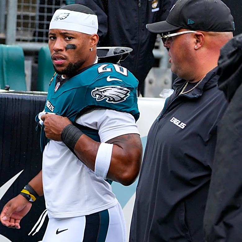 Saquon Barkley joins Eagles' long list of injured players as Philly rues poor 4th-down play vs. Rams