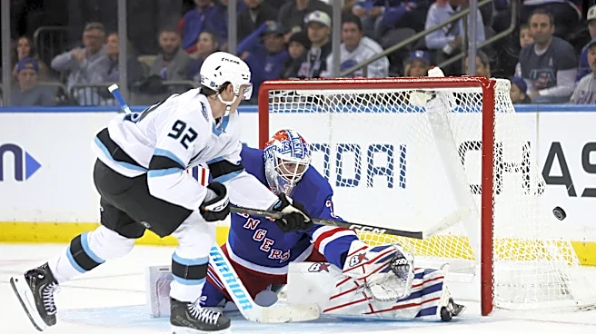 Shesterkin makes 28 saves and has an assist as Rangers beat Mammoth 4-2 for 3rd straight win