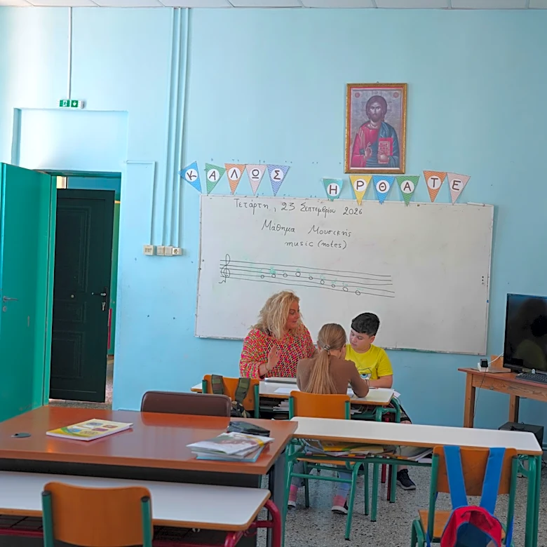 On a remote Greek island, empty classrooms signal a crisis across Europe