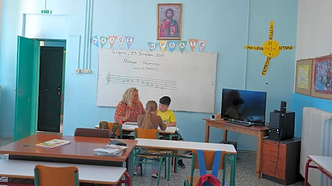 On a remote Greek island, empty classrooms signal a crisis across Europe
