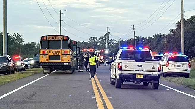 2 people killed, including a student, after Florida school bus rolls over in crash, sheriff says