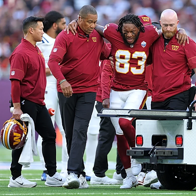 Commanders receiver Jaylin Lane has a fractured and dislocated left ankle, AP source says