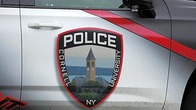 Cornell building is sprayed with graffiti blasting school's response to gang rape complaint