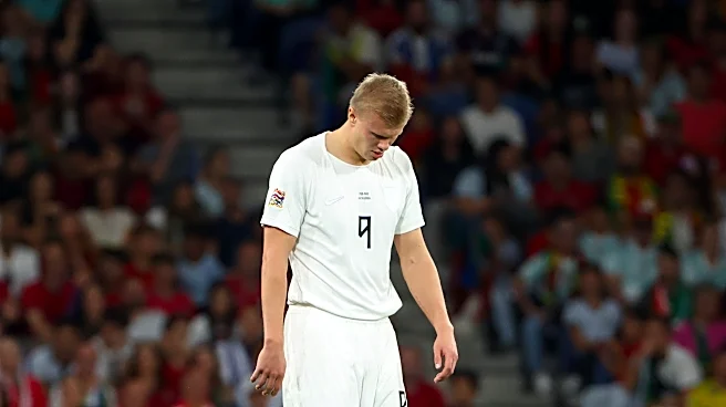 Workload concerns over Haaland after Man City striker asks to come off during Norway loss