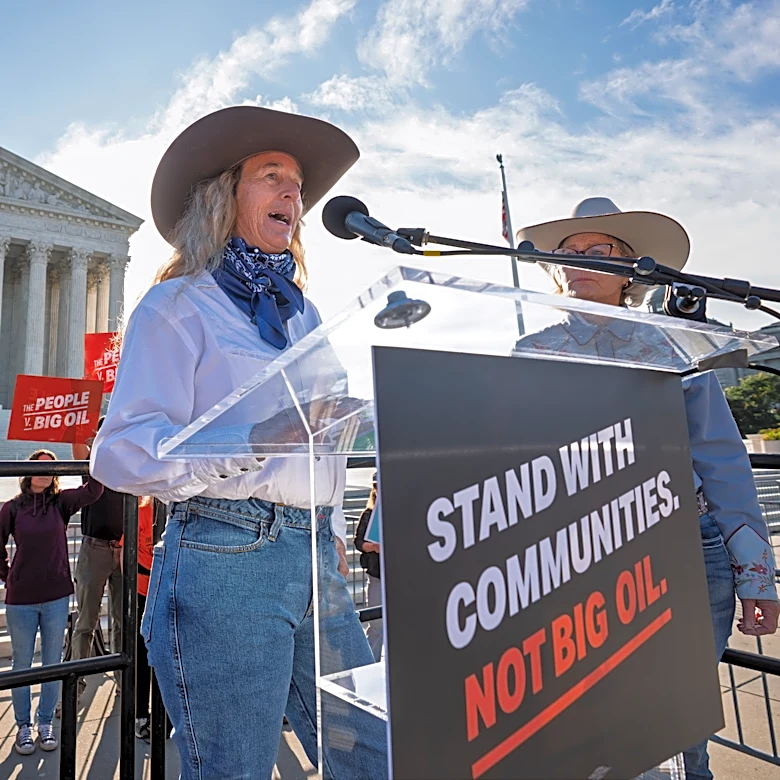 Supreme Court weighs local governments' climate change lawsuits against oil and gas companies