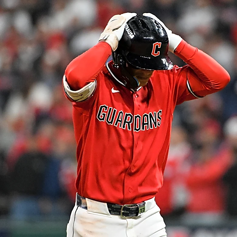 Guardians' bats go cold again, wasting Gavin Williams' 11 strikeouts in Game 2 loss