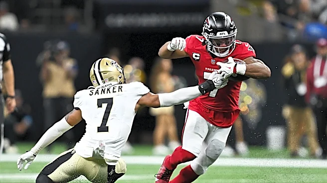 Bijan Robinson powers Falcons past Saints 45-24 on the 20th anniversary of the Superdome's reopening