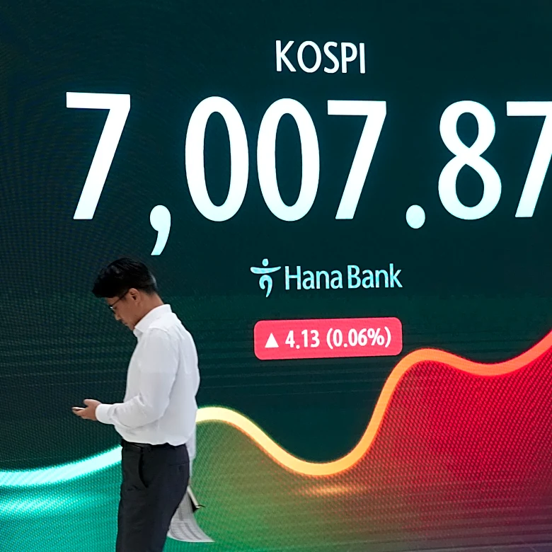 Asian shares are mixed after Wall Street gains, oil price steadies