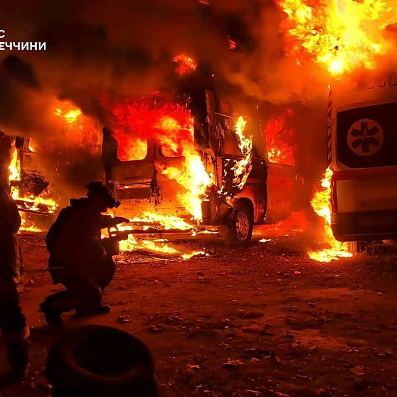 Russia says nearly 900 Ukrainian drones downed and Moscow region fuel depot reportedly burns