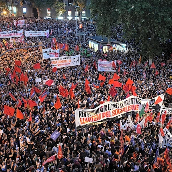 Spain’s government approves new urgent housing measures after a night of unrest in Barcelona