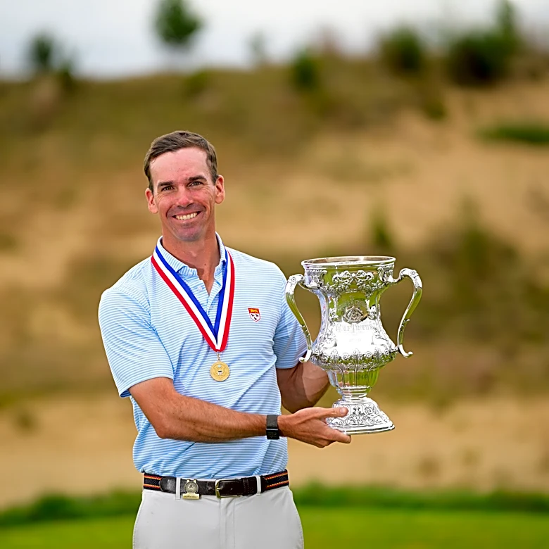 Andrew Bailey was at the US Open to sell merchandise. He returns next year as a player