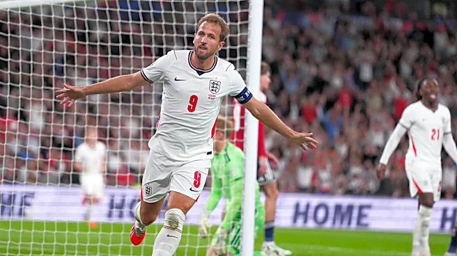 Harry Kane scores twice on record-tying 125th appearance for England