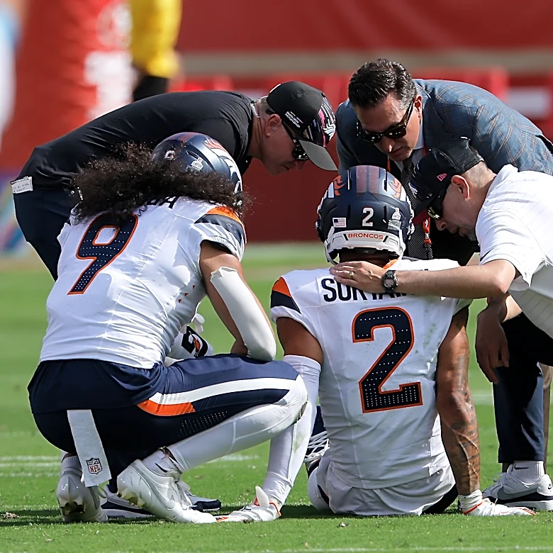 Patrick Surtain II, Pat Bryant ankle injuries less serious than feared, AP source says
