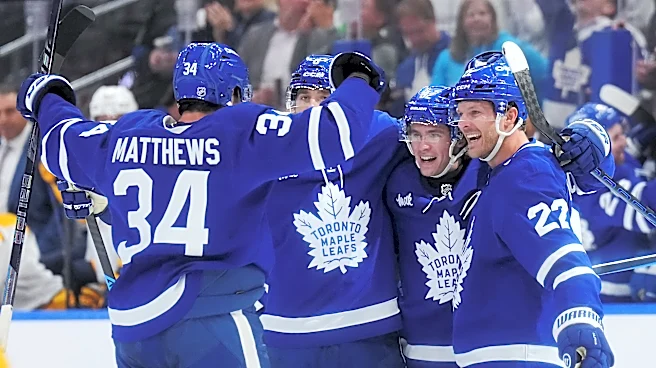 Top draft pick Gavin McKenna picks up first NHL goal, assist for Toronto against Predators