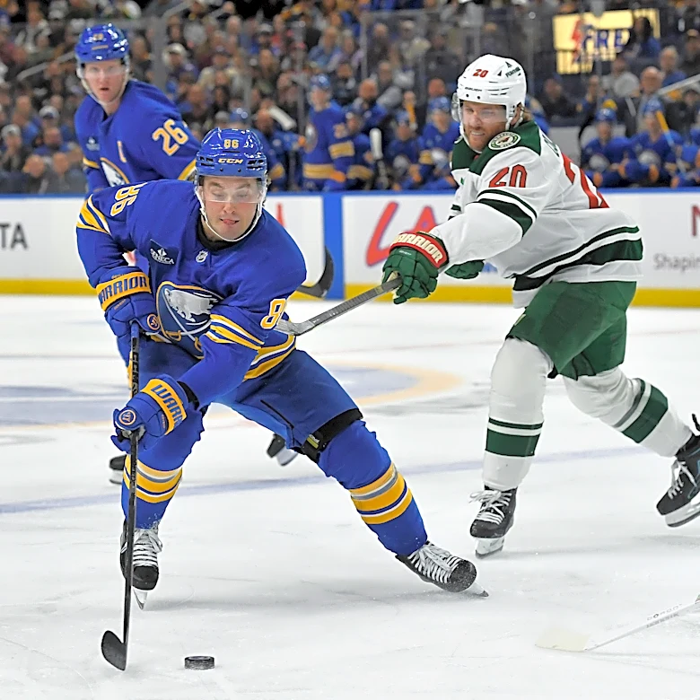 Owen Power scores in OT and Sabers rally from 2 goals down to beat Wild 3-2