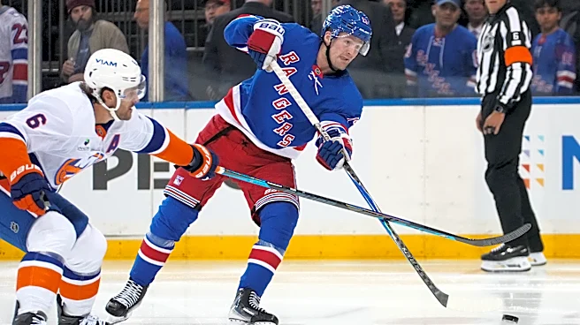 Alexis Lafrenière has a hat trick as the Rangers beat the Islanders for their 4th win in a row