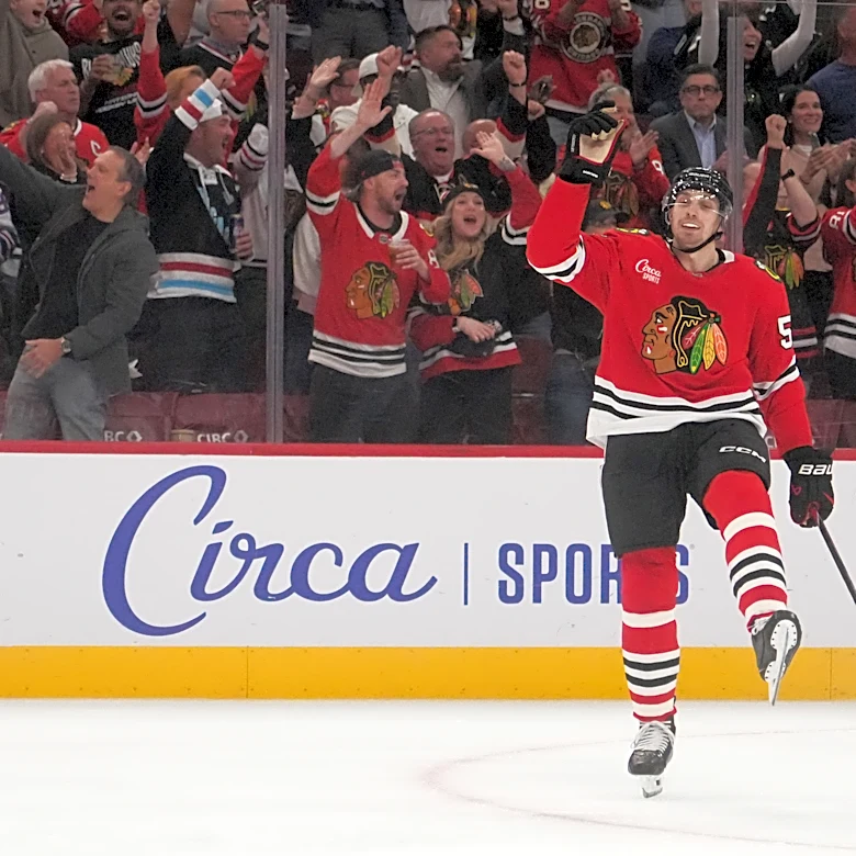Rinzel and Frondell score, Blackhawks beat Blues 4-2 in Kane's return to Chicago