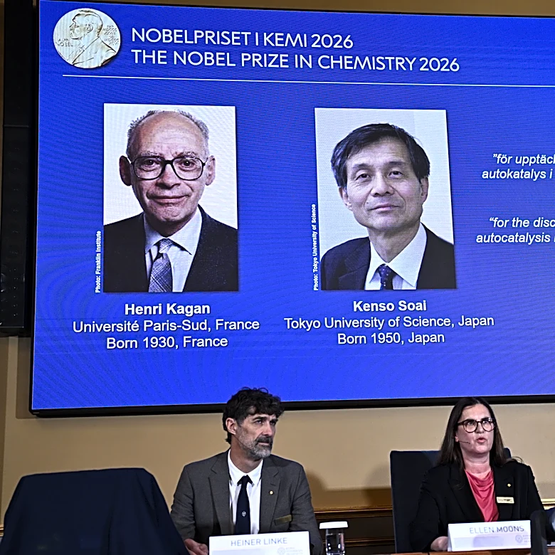 Nobel Prize in chemistry awarded to Kagan and Soai for developing 'spectacular' chemical reactions