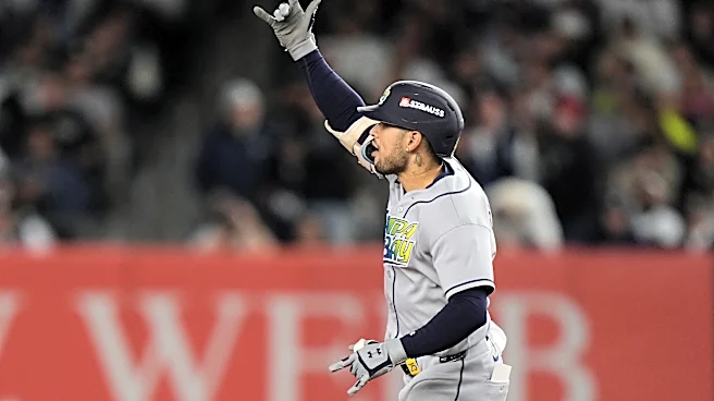 Rays beat Yankees 4-3 for 3-game Division Series sweep behind Mesa homer, fan interference call