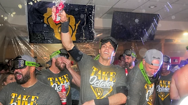 Brewers celebrate clinching win over Padres with an eye on looming NLCS showdown with Dodgers