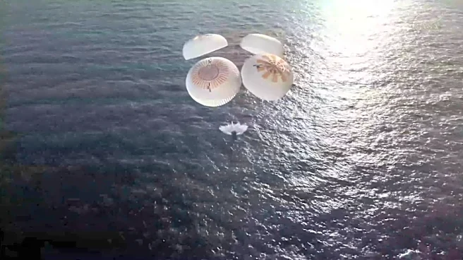 Four astronauts return to Earth after eight months in space