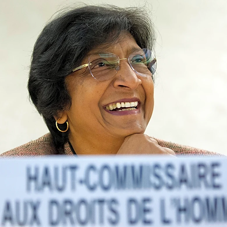 Navi Pillay wins the Nobel Peace Prize for her work in international justice