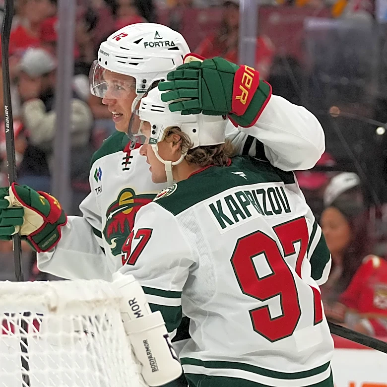 Kaprizov has 4-point night, Wild top Panthers 4-1 to spoil Florida's home opener