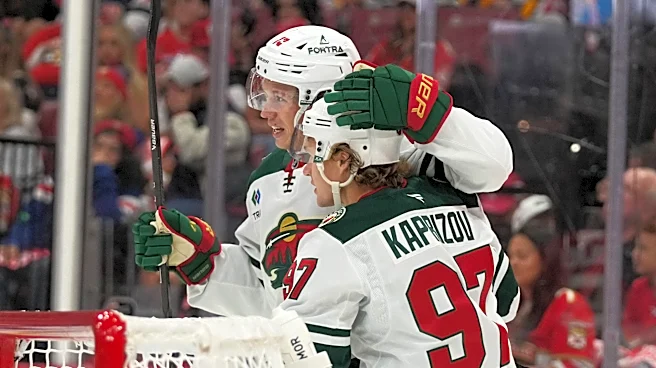 Kaprizov has 4-point night, Wild top Panthers 4-1 to spoil Florida's home opener
