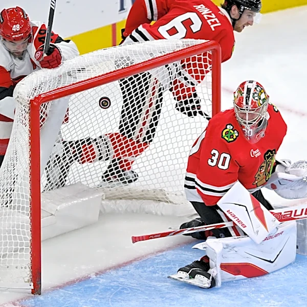 Jackson Blake and Jordan Martinook have a goal and an assist each as Hurricanes top Blackhawks 5-2