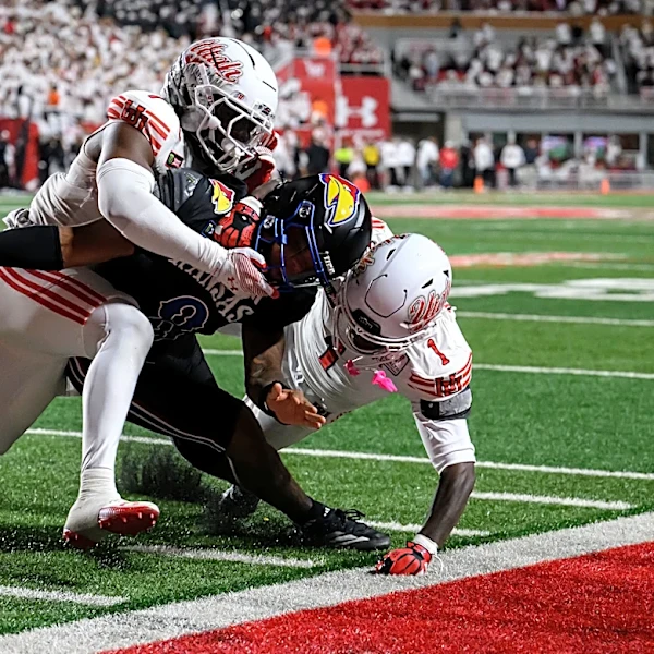 Wayshawn Parker runs for 171 yards and 2 TDs to lead No. 12 Utah past Kansas