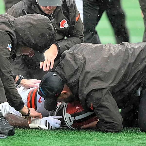 Browns rookie wide receiver Concepcion ruled out after helmet-to-helmet hit by Jets' Fitzpatrick