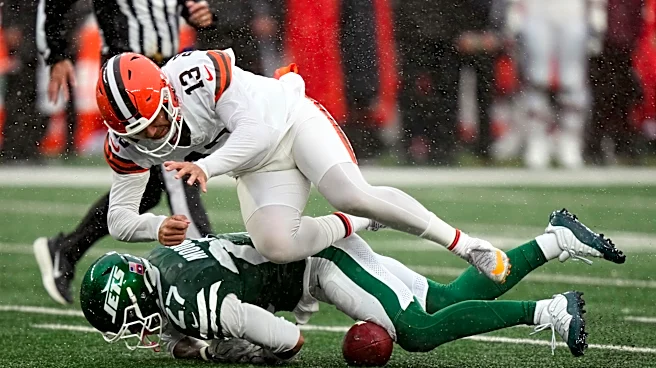 A late botched punt in rain helps sink Browns in loss to Jets that ends 3-game win streak