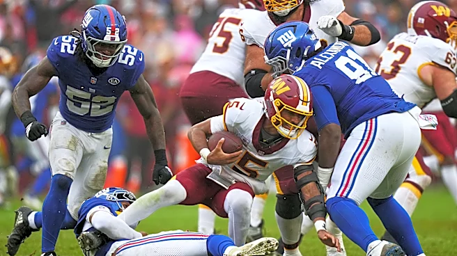 Jayden Daniels returns and scores twice, but overtime gaffe costs Commanders in 27-27 tie vs. Giants