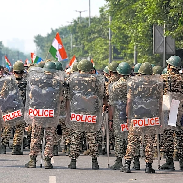 India's opposition parties march to top court as protests over voter lists escalate