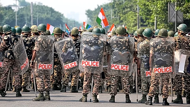 India's opposition parties march to top court as protests over voter lists escalate