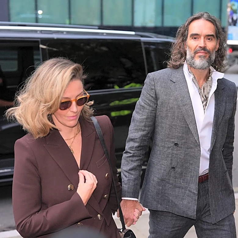 Russell Brand appears in a London court for trial on rape and sexual assault charges
