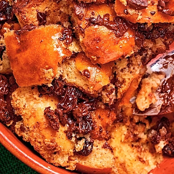 Bryan Ford's cozy bread pudding recipe turns day-old bread into a rum-topped dessert