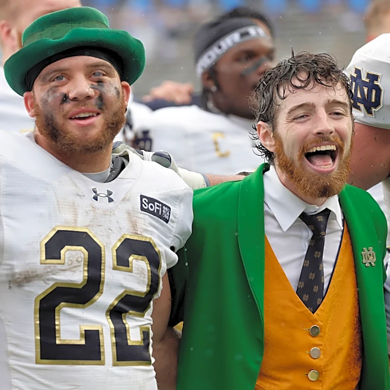 Marcus Freeman is excited about taking No. 2 Notre Dame on the road to face No. 8 BYU
