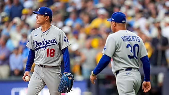 Dodgers ace Yoshinobu Yamamoto gets chased early by the Brewers in a rare postseason dud