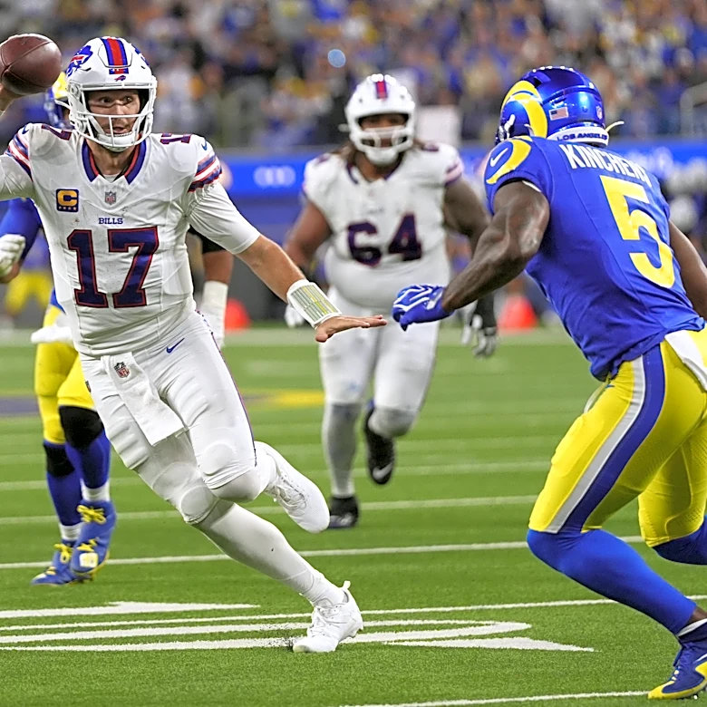 Josh Allen racks up 331 yards and Bills outlast Rams with help from blocked FG for 37-34 win in OT