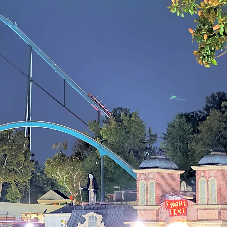 A man falls to his death from a Six Flags roller coaster in Georgia