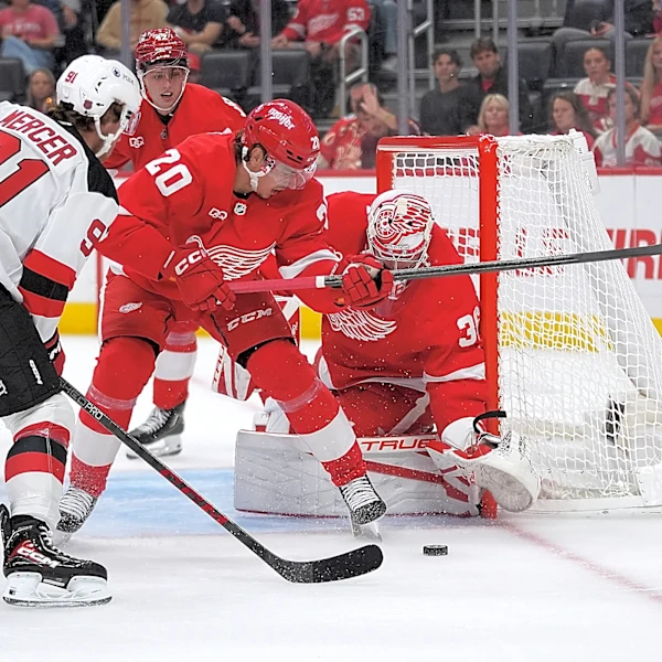 Jack Hughes scores on a breakaway in OT, lifts Devils to a 5-4 win over Red Wings