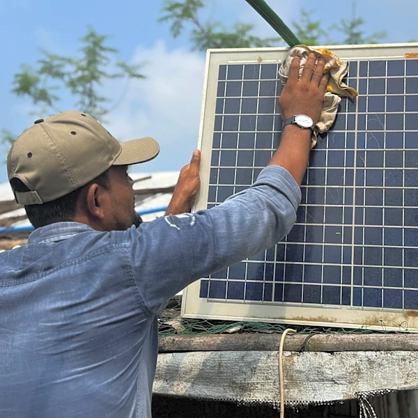 From climate-driven disasters to Rohingya refugee camps, solar kits help keep the lights on