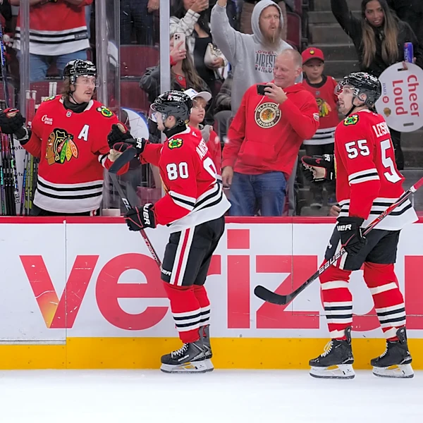 Teuvo Teravainen helps the Blackhawks beat the Penguins 5-3 in Connor Bedard's season debut