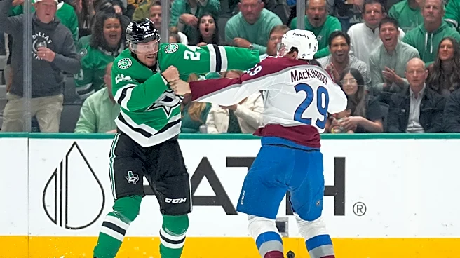 Martin Necas has 2 goals to lead the short-handed Avs past the Stars, 3-2