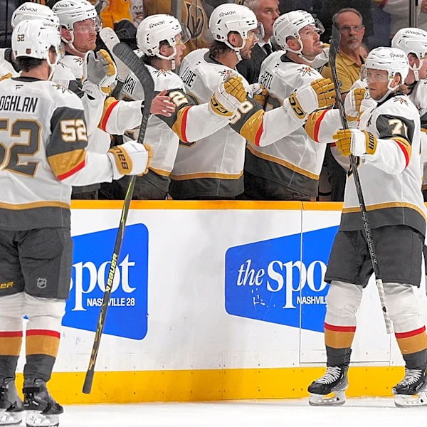 William Karlsson has go-ahead goal and Golden Knights beat Predators 5-2 for 3-1 road record
