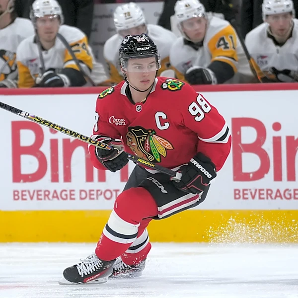 Blackhawks star Connor Bedard makes his season debut in victory over Penguins